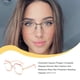 thumbnail image 3 of Gafas de lectura Qarigey Protección de lentes anti-azul Mujeres Diseño elegante Tipo 3 NO3, 3 of 6