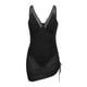 thumbnail image 4 of Traje de baño de bikini de malla con tirantes sin espalda de color sólido para mujer, traje de baño de nailon para mujer, 4 of 5