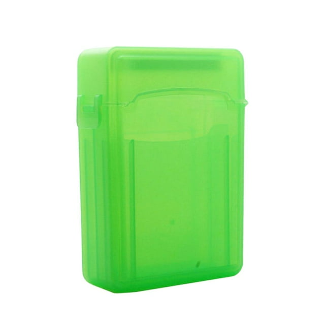 Estuche de plástico antiestático Sunnimix para discos 2.5 pulgadas Verde