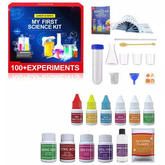 LEEYNEER Science Kit for Kids Ages 4-5-6-7-8| Birthday Gift Ideas for 4-8 Year Old Boys & Girls| Toy Stem Kit with 100+ Experiments| Learning & Educational Preschool Activities