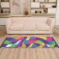 thumbnail image 2 of Yayeee Runner Rug for Bedroom 2'x6' Machine Washable Hallway Non Slip Mat, Colorful Plaid, 2 of 8