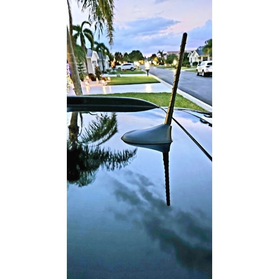 7" inch Short Rubber Spiral Antenna Mast Radio AM/FM for JEEP COMPASS MP 2017-2024