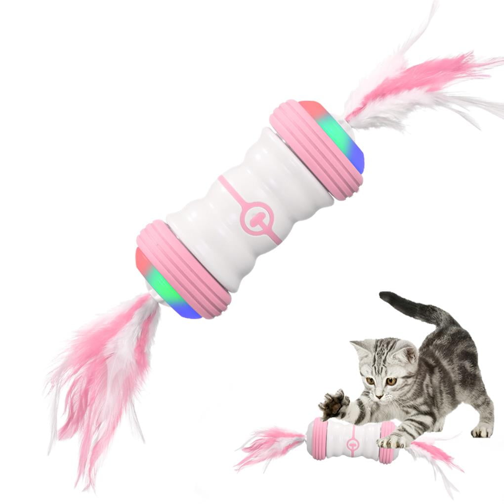 Interactive Indoor Cat Feather Toy Electric Robotic Cat Toy Newest Two