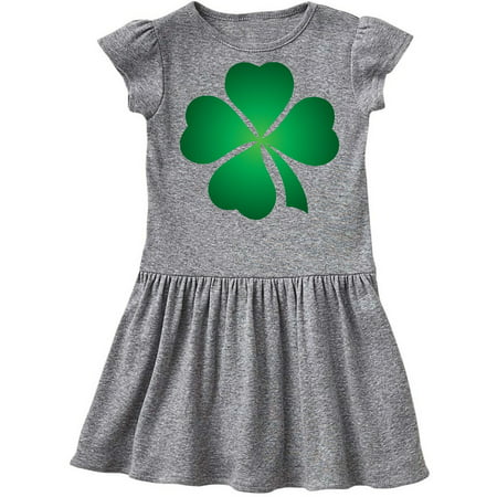 Irish St Patricks Day Green Clover Toddler Dress