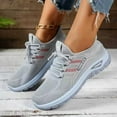 thumbnail image 3 of Wovix Women Extra Wide Width Sneakers Air Cushion Road Running Shoes Ultra Light Tennis Gym Workout Training Shoes Breathable Walking Shoes with Arch Support Spring Summer, 3 of 5
