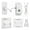 White, variant on Fingerprint Door & Window Lock, Keyless Entry with 20 Fingerprints, Child & Pet Proof, Custom Ventilation Limit, No Drill/Screw Installation for Home Safety