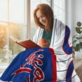 thumbnail image 2 of Chicago Blanket Throw Blanket Custom Any Name and Any Number Gifts for Men Women Baby, 2 of 6
