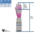 thumbnail image 3 of G & F Products Gardening Gloves Long Sleeve, Durable & Safe, Women Medium Color Pink, 3 of 12