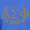 thumbnail image 3 of CafePress - Alpha Sigma Phi Greek Dad Gold T Shirt - Men's Classic Graphic Cotton T-Shirt, 3 of 4