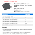 thumbnail image 2 of Powertrain Control Module Relay - Compatible with 2006 - 2013 Chevy Impala 2007 2008 2009 2010 2011 2012, 2 of 2