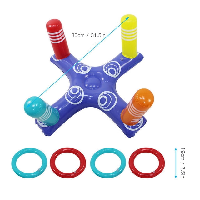 Juego de Lanzamiento de Aros en Piscina Inflable BuyWeek