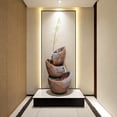 thumbnail image 5 of 3-Tier Resin Waterfall Fountain (22") – Outdoor Cascading Water Feature for Garden Patio & Backyard, Indoor Fountain for Living Room & Home, 5 of 6