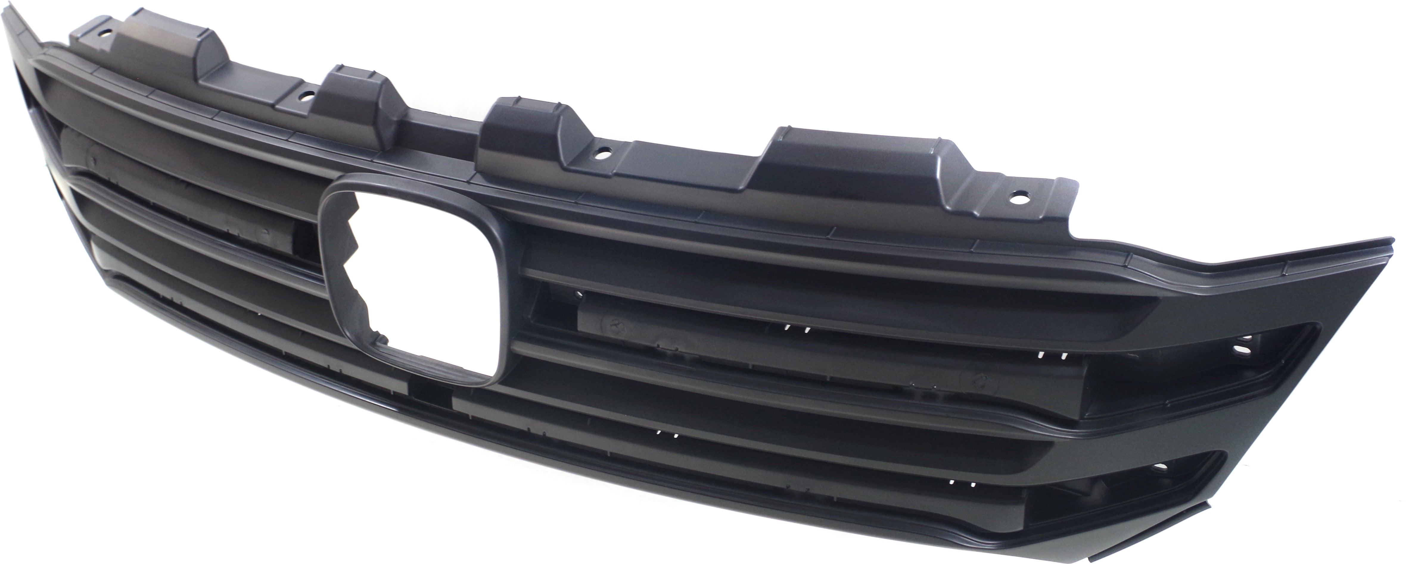 Grille Assembly Compatible With 2016-2018 Honda Pilot Textured Shell and Insert