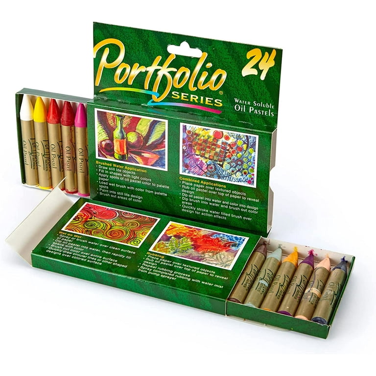  Mungyo Water-Soluble Oil Pastel Set of 24 - Assorted Colors