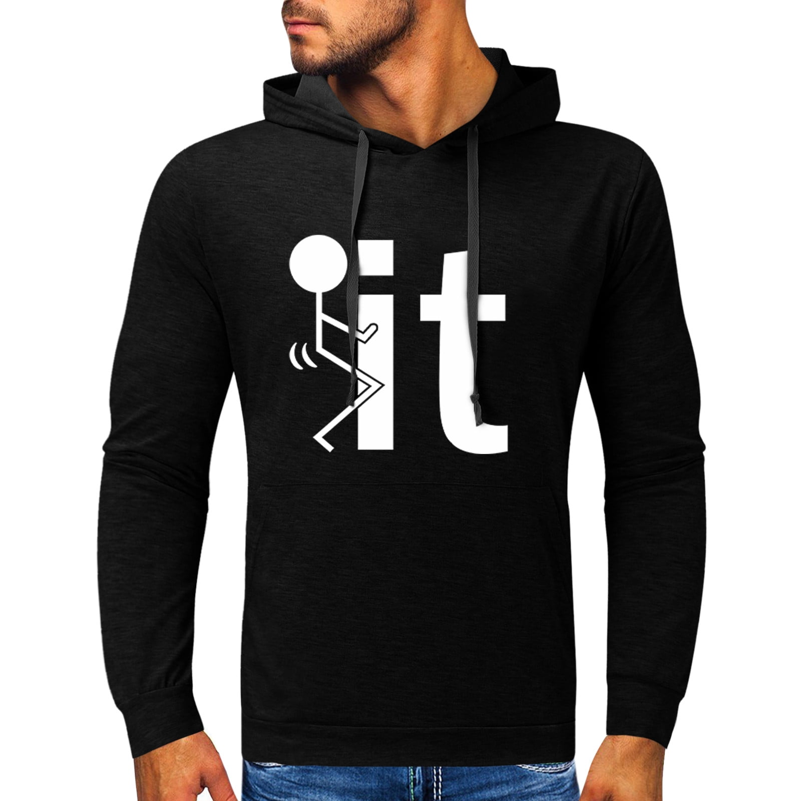 symoid Mens Active Sweatshirts & Hoodies Long Sleeve Casual Pullover Graphic Printed Hoodies