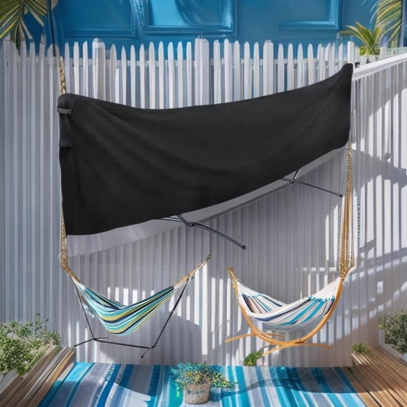 Outdoor courtyard hammock cover, made of Oxford fabric, with handles and ventilation holes, outdoor double-person hammock sunshade cover
