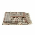 thumbnail image 3 of HomeRoots 516617 Beige Woven Cotton Striped Throw Blanket, 3 of 5