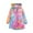 177# Multicolour, variant on oqasdz Girls Coats Children Long Sleeve Gradient Heart Print Quilted Hooded Windproof Warm Outerwear Fall Winter Top Coat Outwear Size 3 Y-4 Y