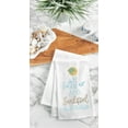 thumbnail image 2 of Salty Air And Sunkissed Hair Flour Sack Embroidered Cotton Kitchen Towel, 2 of 5