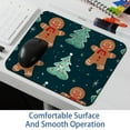 thumbnail image 6 of Gingerbread Man Square Non-Slip Rubber Bottom Printed Desk Mat Mousepad for Office and Gaming - 8.3x9.8 Inch, 6 of 6