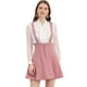 thumbnail image 1 of INSPIRE CHIC Día de San Patricio Falda De Tirantes Frontal Con Botones Y Correa De Vestido Informal Para Mujer Rosa M, 1 of 5