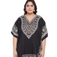 thumbnail image 5 of Gypsie Blu Women Tunics Dress Short 3/4 Sleeves Caftans for Ladies Casual Dresses, 5 of 7