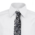 thumbnail image 3 of Necktie, Wild Animal Fashion, 3.7", Grey Ceil Blue, by Ambesonne, 3 of 4