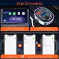 thumbnail image 3 of Bluetooth Car Adapter, SONRU FM Bluetooth 5.3 Transmitter for Car [Stronger Dual Mics + Metal Shell] 30W PD&QC3.0 Support Handsf, 3 of 4