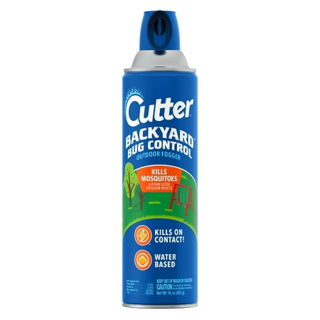 Cutter Backyard Bug Control Outdoor Fogger 16 Ounces  Kills Mosquitoes and other Pests