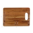 thumbnail image 7 of Oussum Wooden Cutting Boards with Juice Groove Wood Chopping Boards Serving Tray, 7 of 7