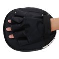 thumbnail image 2 of Manoplas De Boxeo Para Boxeo, Absorción De Golpes, Almohadilla De Mano Para Entrenamiento De Boxeo De Cuero PU, Transpirable Para Muay Thai Para Combate MMA Amonsee Boxing Training Aids, 2 of 8