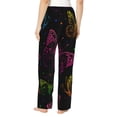 thumbnail image 3 of Xecao Butterfly Women's Straight Lounge Pajama Pants: The Epitome of Relaxed Sleepwear, 3 of 9