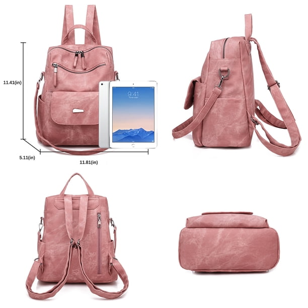 Backpack Purse, Pu Leather Anti Theft Travel Purse Shoulder Bags :D Amazon.com: garaplight PU Leather Backpack Purse for Women  main image 3