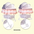 thumbnail image 4 of Cuna Bebé Moisés Mecedora Bambineto Aeiou Rosa 35034, 4 of 5