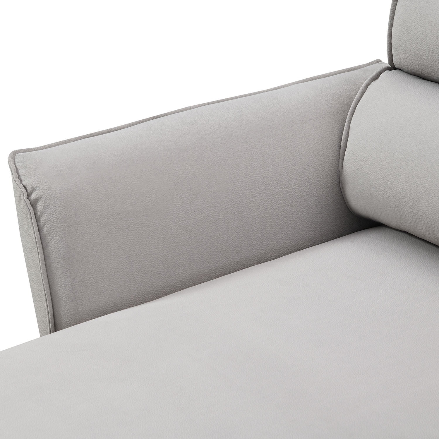 Kadyn 111 " Convertible Sectional Sofa Couch, Flannel L Shape Furniture Couch with Chaise Left/Right Handed Chaise, Modern Fabric Sofa for Apartment, Gray Kadyn 111 " Convertible Sectional Sofa Couch, Flannel L Shape Furniture Couch with Chaise Left/Right Handed Chaise, Modern Fabric Sofa for Apartment, Gray