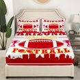 thumbnail image 3 of Erosebridal American Football Sheet Set Twin,Sport Theme Bedding Sets Twin Size,Ball Game Decor(Arizona),3pcs, 3 of 7