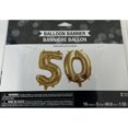 thumbnail image 1 of Creative Party Ballon en Aluminium en Plastique Chiffre 50e Anniversaire, 1 of 1