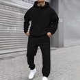 thumbnail image 2 of GHSOHS Sweat Suits for Men 2 Piece Suits for Men Men's 2 Piece Outfits Hoodie Sweatshirt Tracksuit Joggers Sweatpants Sweatsuit Set Hooded Athletic Casual Running Sport Suit Sets Jogging Suits, 2 of 7