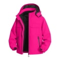 thumbnail image 2 of LYSMORA 2026 Men's Detachable Hood Fleece Lined Outdoor Jacket, Flap Chest Pockets Zipper Side Pockets Elastic Cuff Loose Fit Hiking Travel Outerwear, 2 of 6
