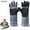 L-16inch, variant on ASTRAEA 16 inch Bite Proof Gloves for Men, Animal Handling Gloves Kevlar Reinforced Leather Padding for Snake Reptile Bird Pet Training