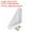 White, variant on Uxcell 66mmx66mm Angle Corner Brackets Cold Rolled Steel Baking Varnish Black 4 Pack