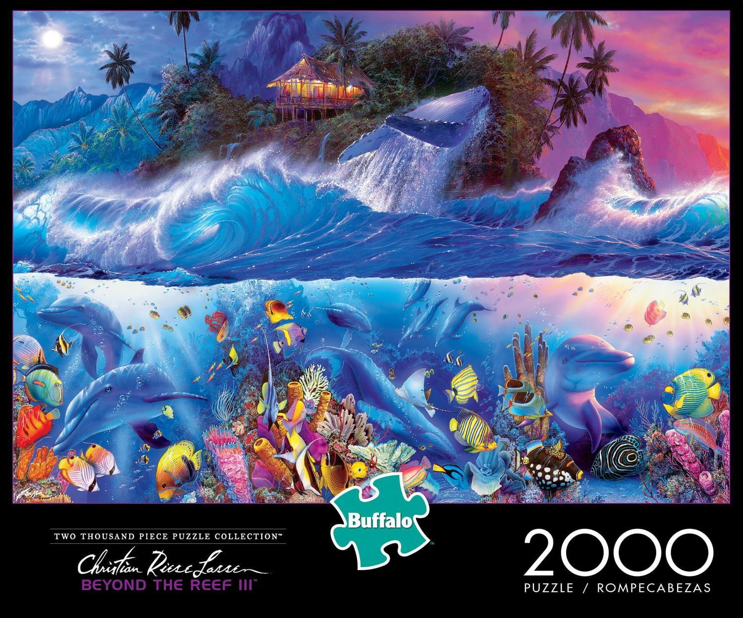 Buffalo Games Le puzzle Christian Riese Lassen Beyond the Reef III en 2000 pièces