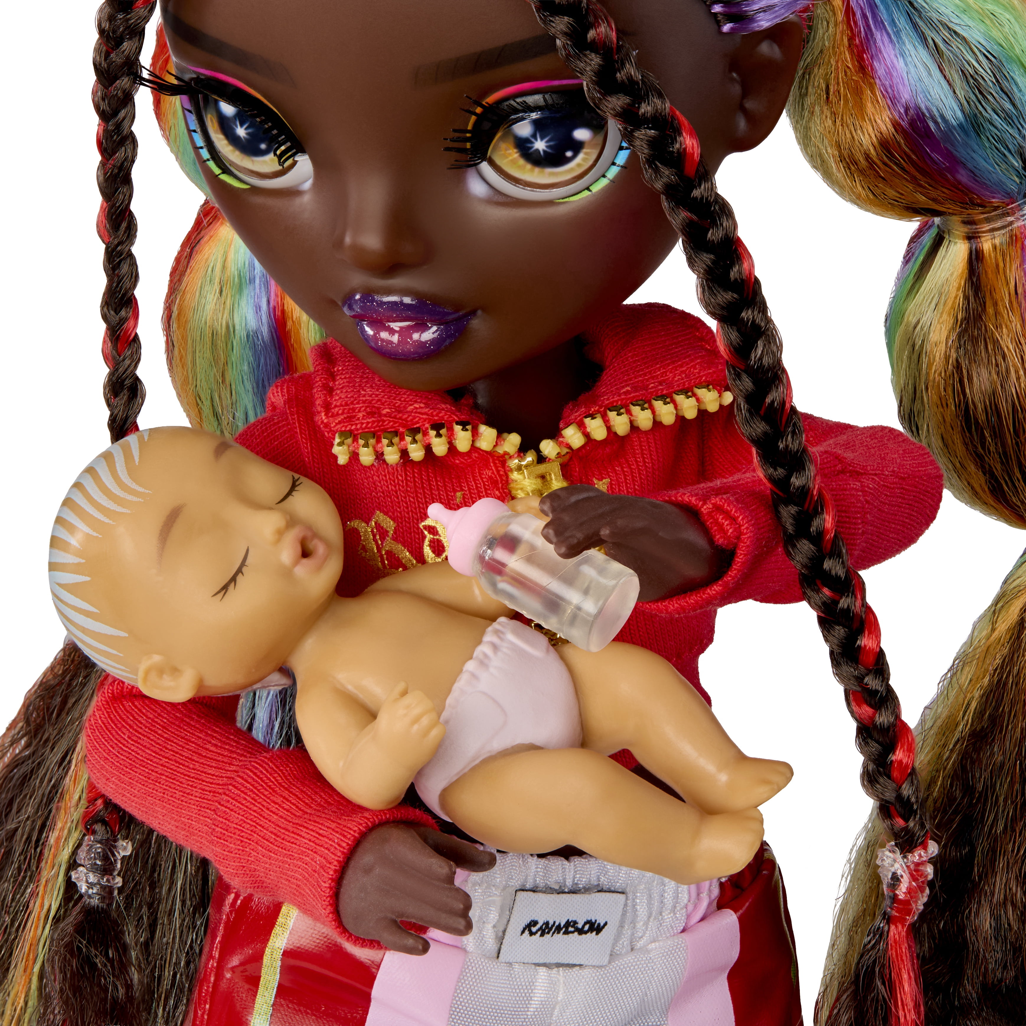 Rainbow High Jr. High Bestie Babysitters – Iris Bow, 9” Fashion Doll