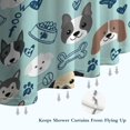 thumbnail image 6 of Cute Akita Dog Beagle Bulldog Rottweiler Dachshund Shower Curtain 84"x72" ,Bathroom Decorative Shower Curtains Set with 12 Hooks,Modern Waterproof Washable Shower Curtain, 6 of 6