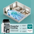 thumbnail image 3 of SereneLife SLPAC10 - Portable Air Conditioner - Compact Home A/C Cooling Unit with Built-in Dehumidifier & Fan Modes, Includes Window Mount Kit (10,000 BTU), 3 of 8