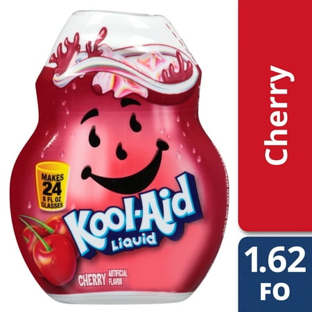 (12 pack) (12 Pack) Kool-Aid Cherry Liquid Drink Mix, 1.62 fl oz Bottle