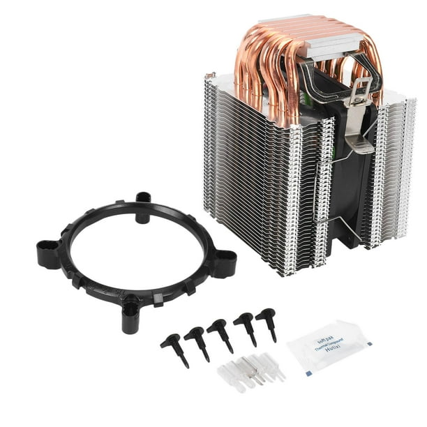 6 Heat Pipe 3 Wire Without Light Single Fan Cpu Fan Radiator Cooler Heat Sink For Intel Lga 1155