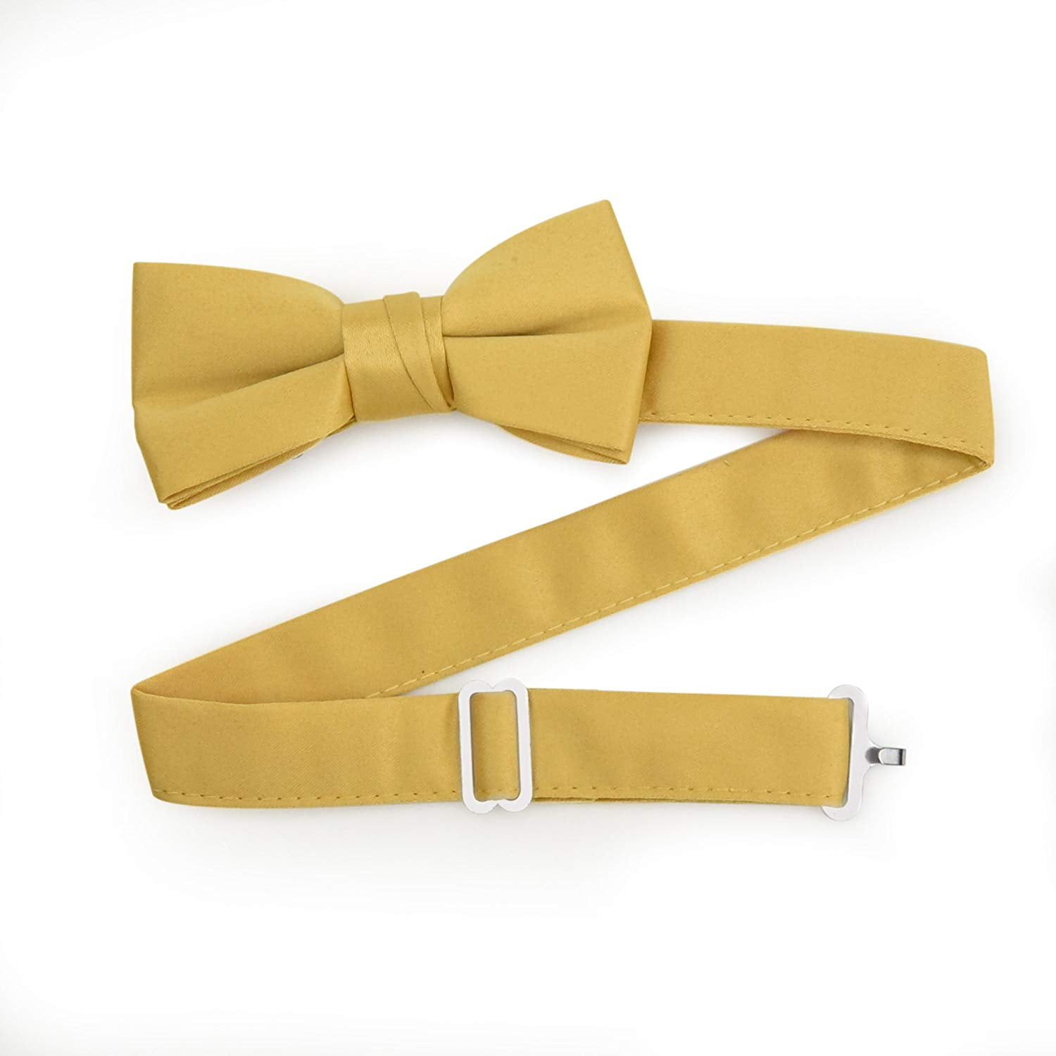 Hold'em Bow Tie Set, Baby Pre-Tied Bow Tie, 1' Suspender for Toddler Kids - Tan