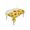 Yellow, variant on Sunflower Suqare Tablecloth - 54 x 54 Inch, Yellow Summer Botanical Farmhouse Floral Wooden Waterproof & StainResistant Tablecloth, Washable Oil-proof Table Cover for Dining/Party/Wedding/Buffet