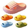 thumbnail image 5 of Pandaie Cloud Slides for Kids Boys Girls Shower Slippers Open Toe Thick Sole Non-Slip Beach Pool Sandals, 5 of 6